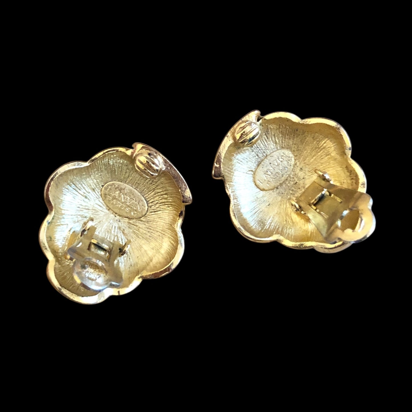 Clip earrings signed “Lanvin Paris”