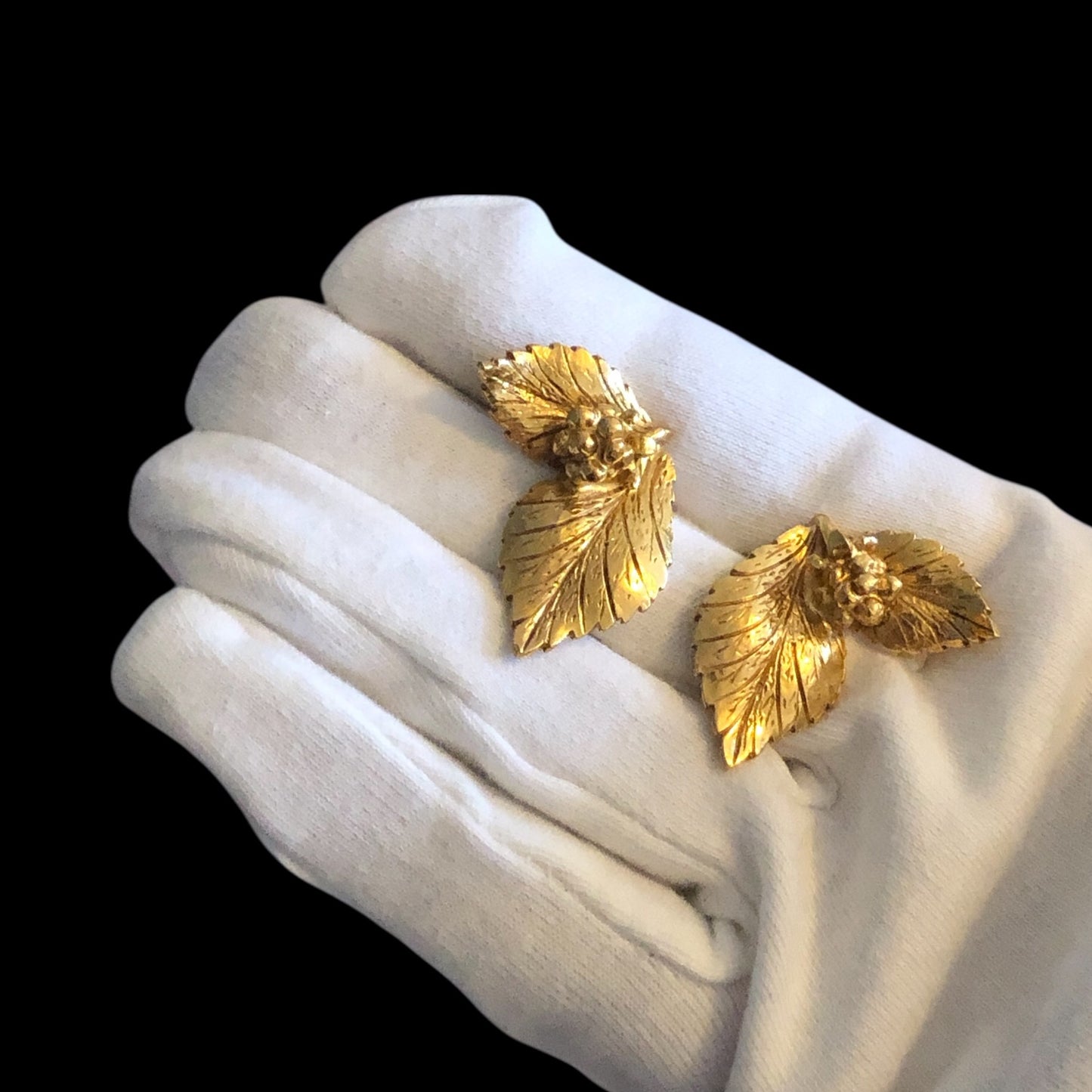 Clip earrings signed “Scherrer”