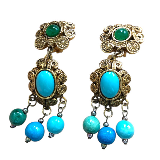 Clip earrings signed “Satellite Paris”