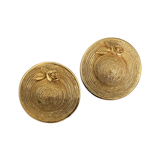 Clip earrings signed “Orena Paris” for Balenciaga