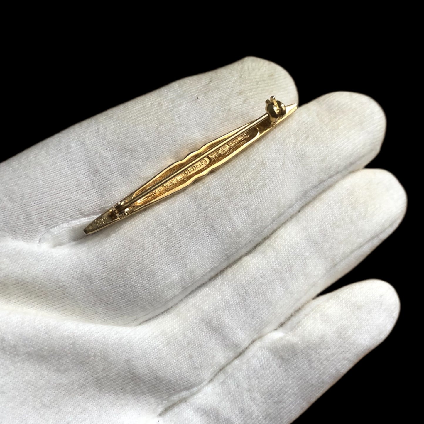 Brooch signed “Christian Dior”