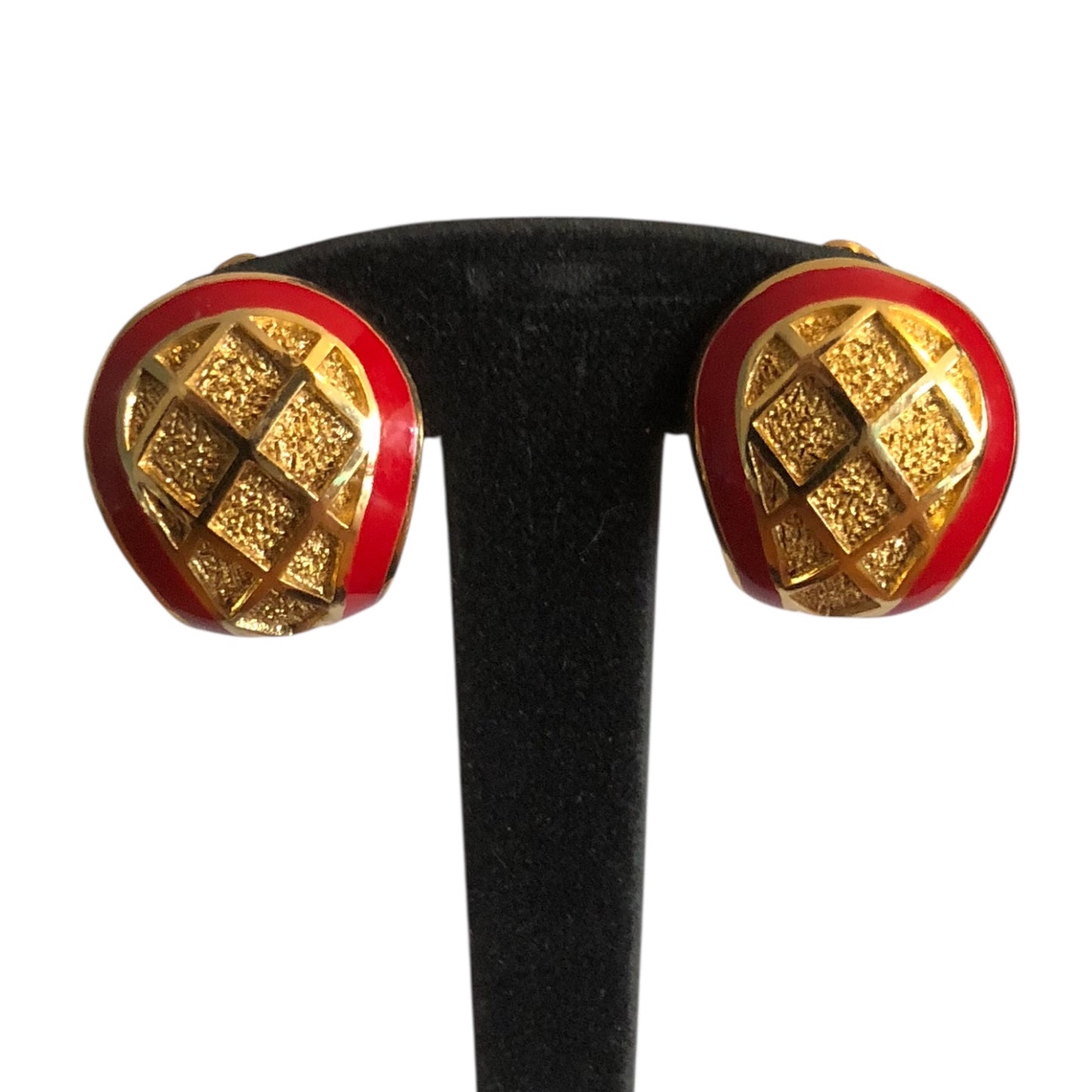 Clip earrings signed “Balenciaga”